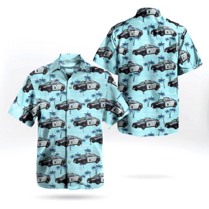 San Francisco Police Department Ford Taurus Hawaiian Shirt 1