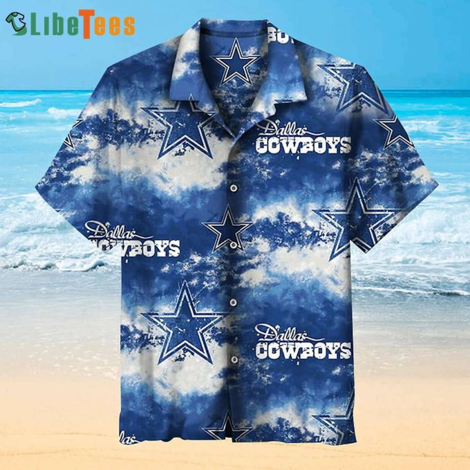 Sky And Dallas Cowboys Hawaiian Shirt - Perfect Gifts For Your Loved Ones 1