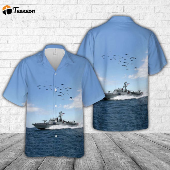 Slovenian Navy Super Dvora Mk Ii Ankaran Hawaiian Shirt Gift For Dad Father Days 1