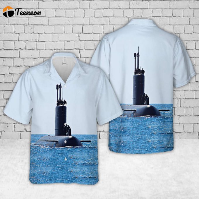 Spanish Navy Armada Espanola Submarine Tramontana (S-74) Hawaiian Shirt Gift For Dad Father Days 1