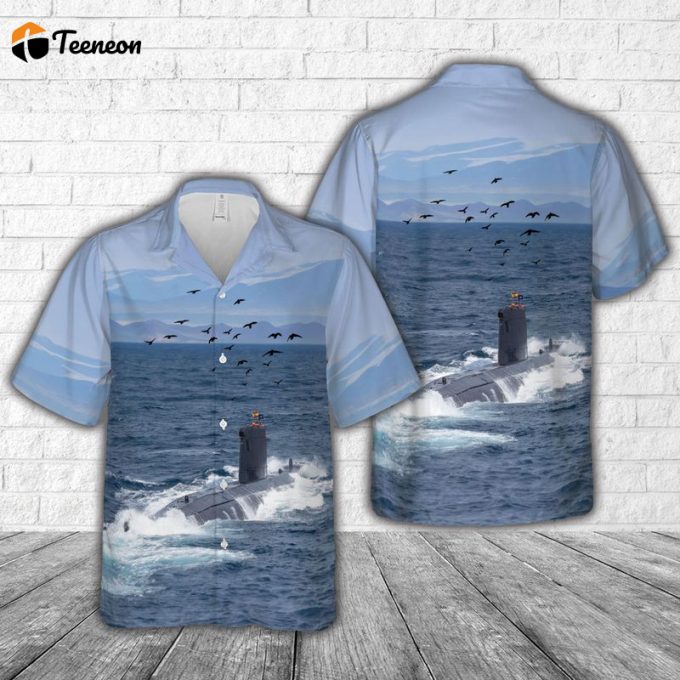 Spanish Navy Armada Submarine Galerna (S71) Hawaiian Shirt Gift For Dad Father Days 1