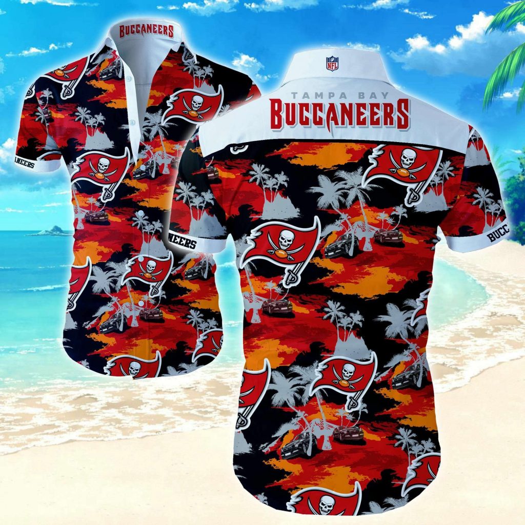 Tampa Bay Buccaneers Beach Island Hawaiian Shirt 2