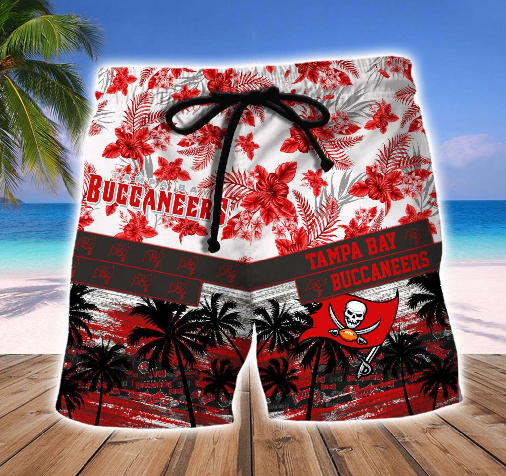 Tampa Bay Buccaneers Hawaiian Shirt And Beach Short 18