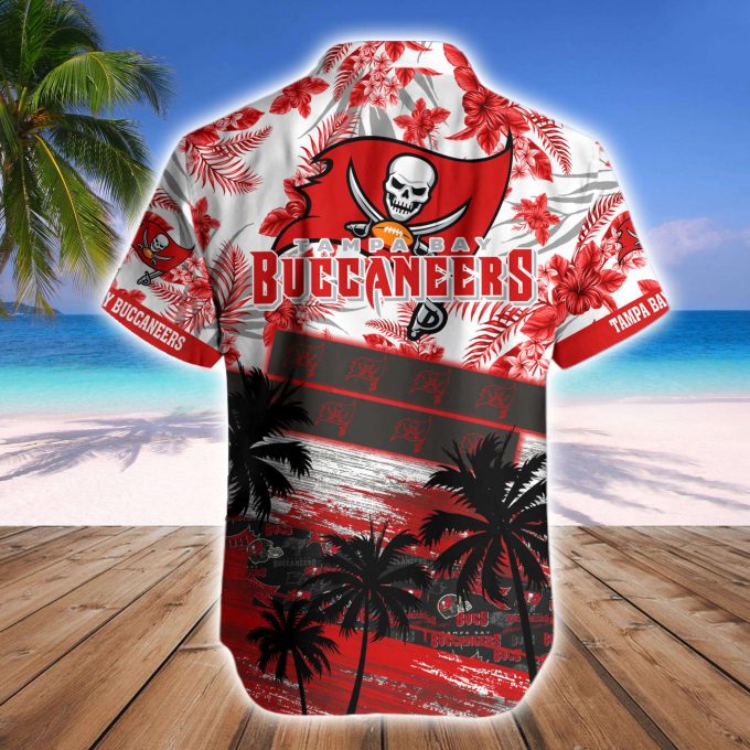 Tampa Bay Buccaneers Hawaiian Shirt And Beach Short 3