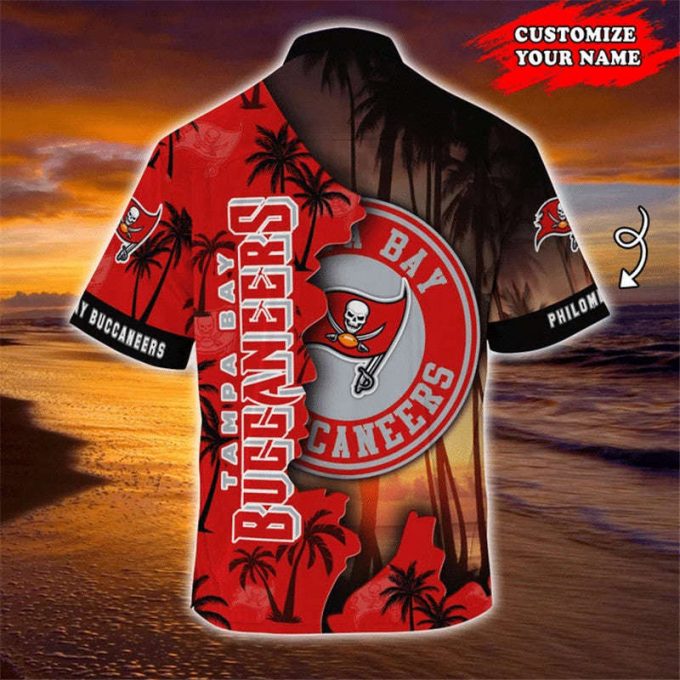 Tampa Bay Buccaneers Hawaiian Shirt Customize Your Name 4
