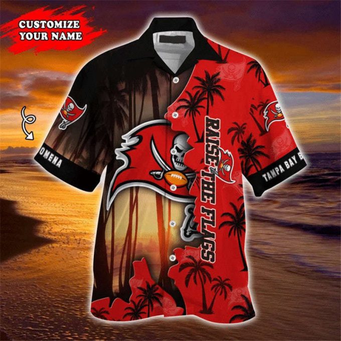 Tampa Bay Buccaneers Hawaiian Shirt Customize Your Name 1