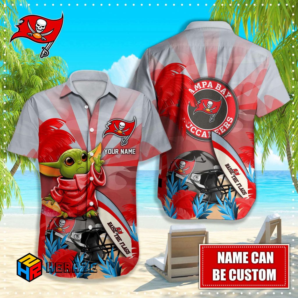 Tampa Bay Buccaneers Nfl Custom Hawaiian Shirt 3