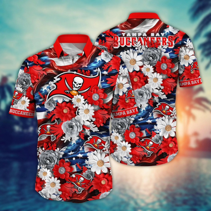 Tampa Bay Buccaneers Nfl Hawaii Shirt Independence Day, Summer Shirts 1