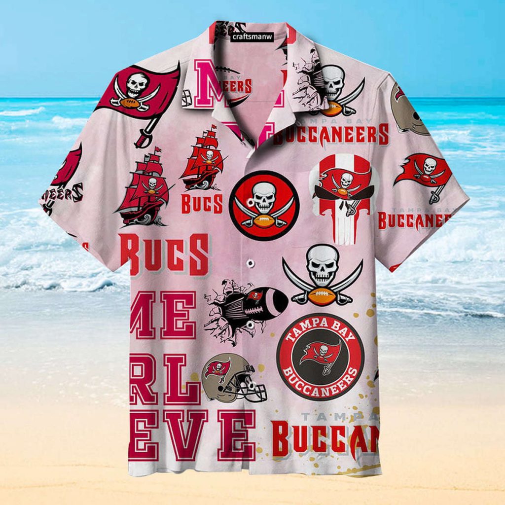 Tampa Bay Buccaneers Print Unisex Hawaiian Shirt 2