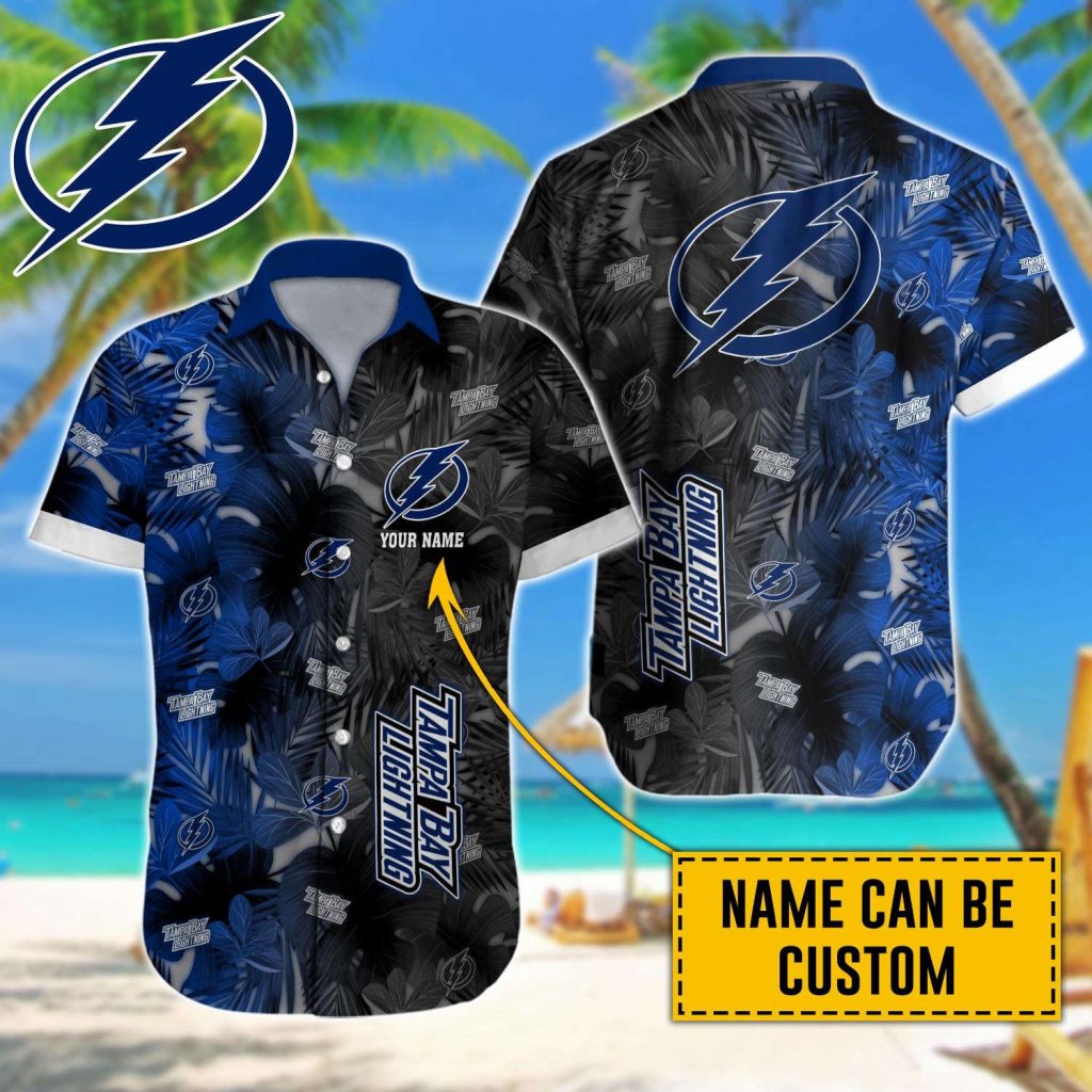 Tampa Bay Lightning Hawaiian Shirt Custom Name 3