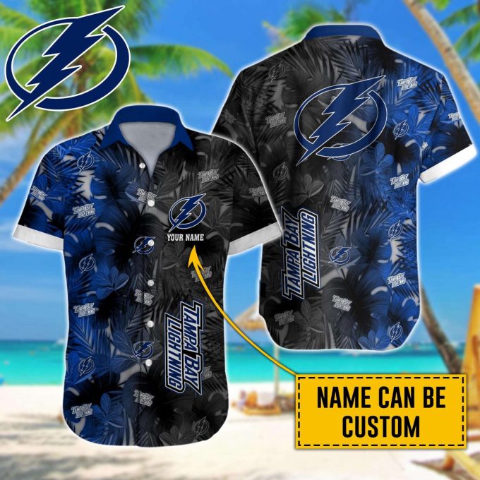 Tampa Bay Lightning Hawaiian Shirt Custom Name 1