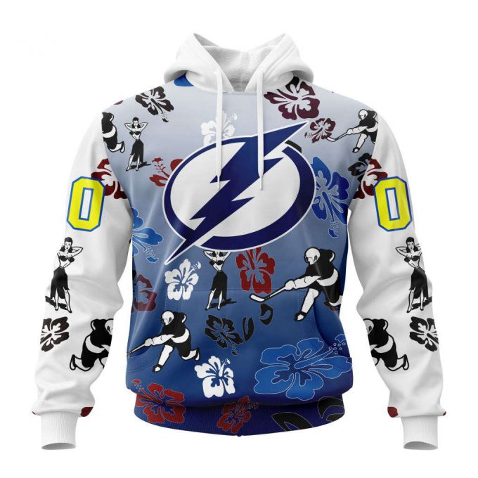 Tampa Bay Lightning Hawaiian Style Design For Fans Unisex Hoodie Hd4934 2