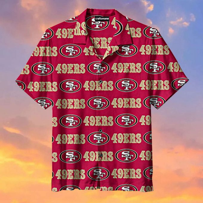 The San Francisco 49Ers Print Hawaiian Shirt 1