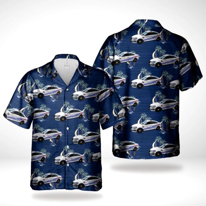 Gifts 2024Gifts 2024 Detroit Police Department Dpd Police Car Hawaiian Shirt 1