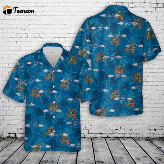 Us Navy Aviation Electronics Technician (At) Hawaiian Shirt Gift For Dad Father Days 1