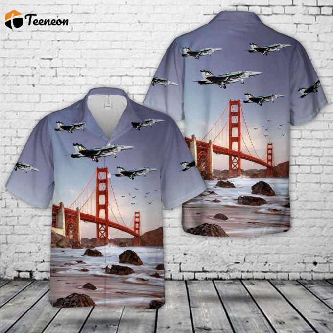 Us Navy Boeing F/A-18E Super Hornet Vfa-195 &Amp;Quot;Dambusters&Amp;Quot; Cag Colors Hawaiian Shirt Gift For Dad Father Days 1