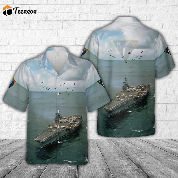 Us Navy Cvw-17 Forrestal Hawaiian Shirt Gift For Dad: Celebrate Father S Day With Carairwing Seventeen 1