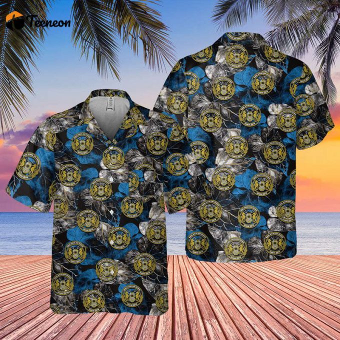 Us Navy Diver Pocket Hawaiian Shirt Gift For Dad Father Days 1