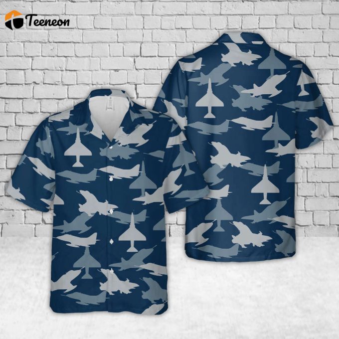 Us Navy Douglas A-4 Skyhawk Aircraft Silhouettes Hawaiian Shirt Gift For Dad Father Days 1