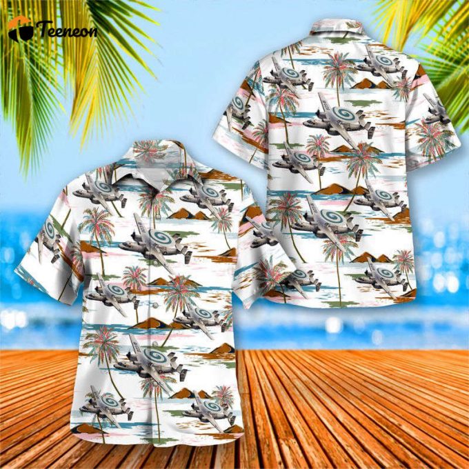 Us Navy E-2C Scewtops Hawaiian Shirt Gift For Dad Father Days 1