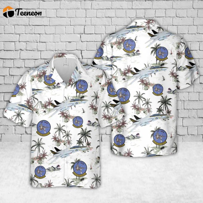 Us Navy F-14A Tomcat Aircraft Of Fighter Squadron 124 (Vf-124) &Amp;Quot;Gunfighters&Amp;Quot; Hawaiian Shirt Gift For Dad Father Days 1