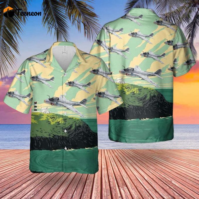 Us Navy Grumman A-6E Intruder Hawaiian Shirt Gift For Dad Father Days 1