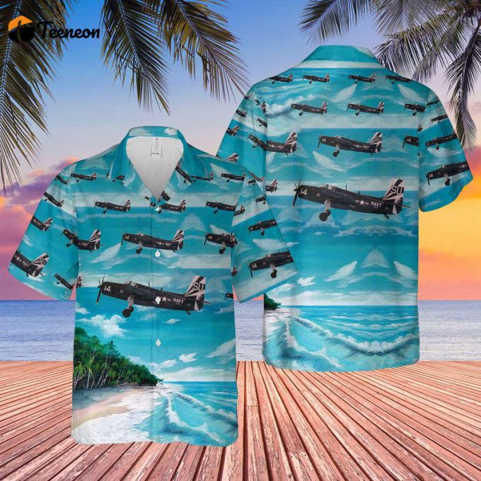 Us Navy Grumman Af-2 Guardian Of Vs-37 Hawaiian Shirt Gift For Dad Father Days 1