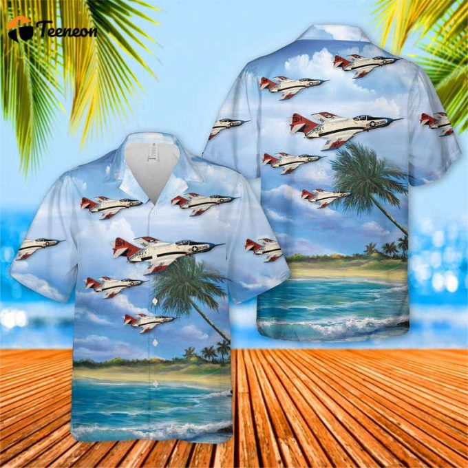 Us Navy Grumman F-9 Cougar Hawaiian Shirt Gift For Dad Father Days 1