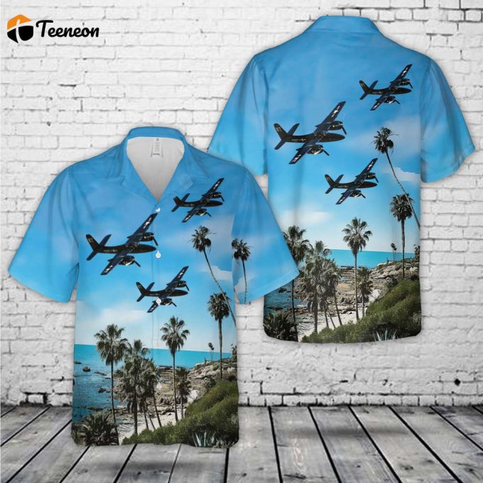 Us Navy Grumman F7F-3P Tigercat Hawaiian Shirt Gift For Dad Father Days 1