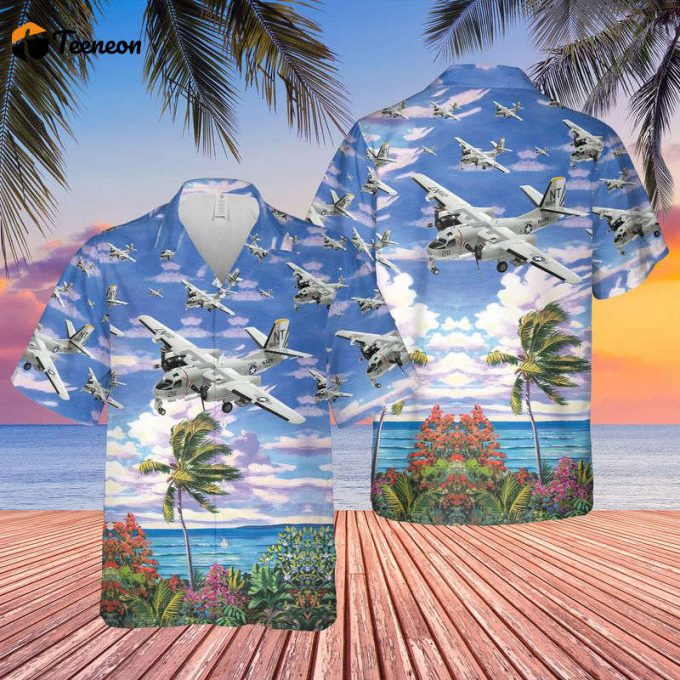 Us Navy Grumman S-2 Tracker Of Vs-37 Hawaiian Shirt Gift For Dad Father Days 1