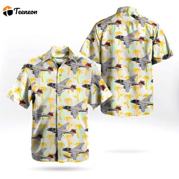 Us Navy Historical Aircraft Northrop Grumman Ea-6B Prowler Hawaiian Shirt Gift For Dad Father Days 1