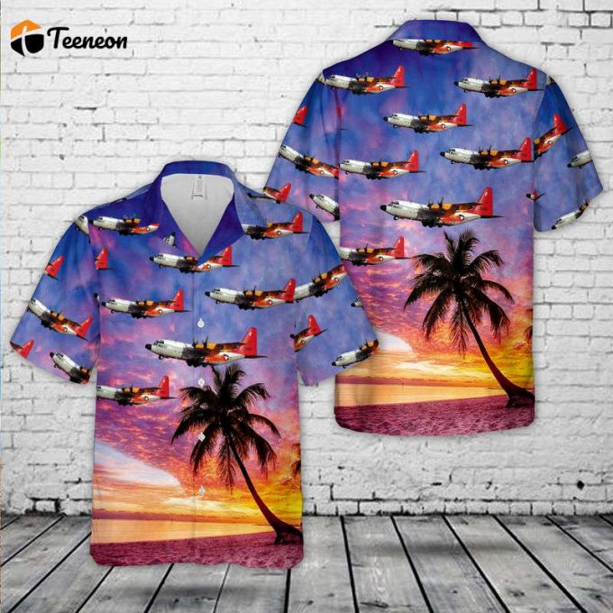 Us Navy Lockheed Dc-130A Hercules (Buno 570497) Hawaiian Shirt Gift For Dad Father Days 1