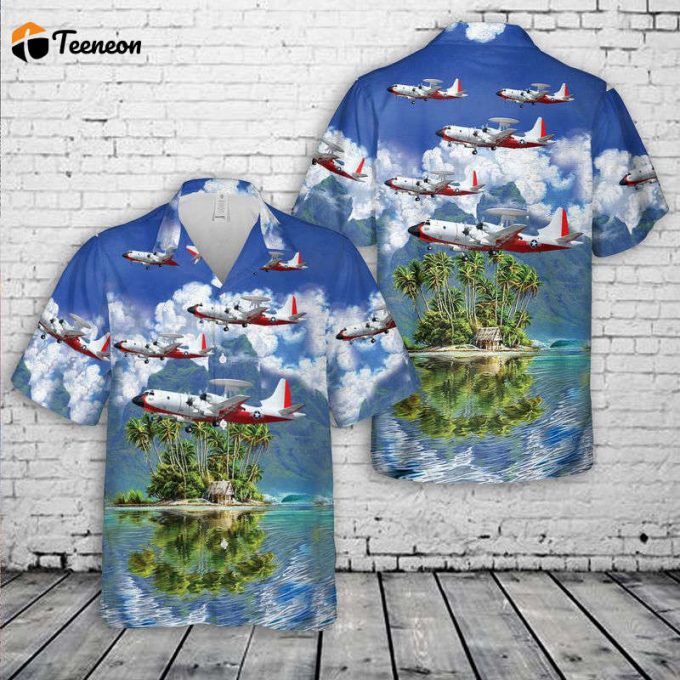 Us Navy Lockheed Np-3D Orion Hawaiian Shirt Gift For Dad Father Days 1