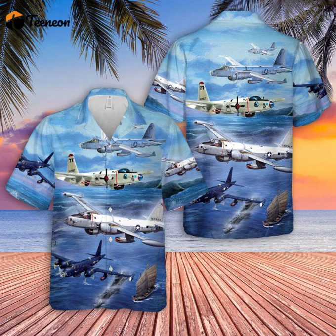 Us Navy Lockheed P-2 Neptune Hawaiian Shirt Gift For Dad Father Days 1