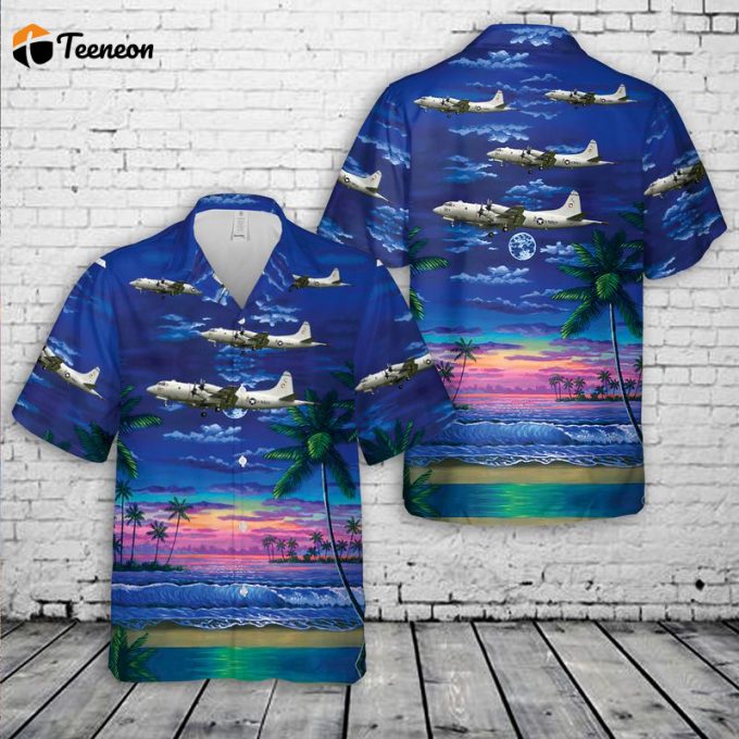 Us Navy Lockheed P-3C Orion Of Vp-47 Hawaiian Shirt Gift For Dad Father Days 1