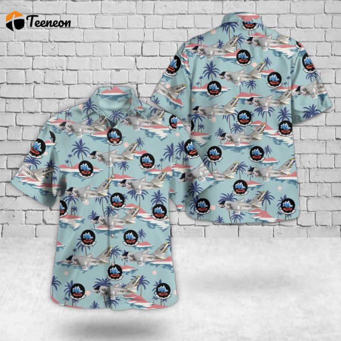 Us Navy Lockheed S-3 Viking Of Vs-37 Hawaiian Shirt Gift For Dad Father Days 1