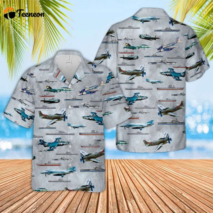 Us Navy Naval Aviation History Hawaiian Shirt Gift For Dad Father Days 1