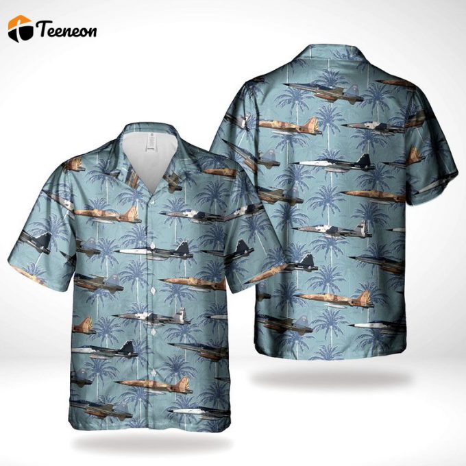 Us Navy Northrop F-5N Tiger Ii Hawaiian Shirt Gift For Dad Father Days 1