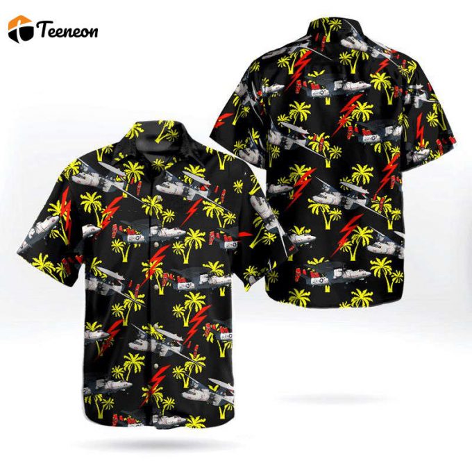 Us Navy Northrop Grumman E-2D Advanced Hawkeye Of Vaw-125 Tigertails Hawaiian Shirt Gift For Dad Father Days 1