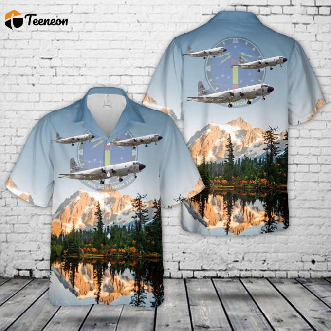 Us Navy Patrol Squadron 10 (Vp-10) P-3B &Amp;Quot;Lancers&Amp;Quot; Hawaiian Shirt Gift For Dad Father Days 1