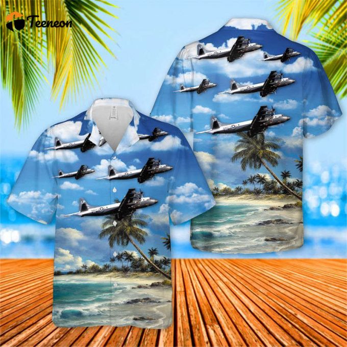 Us Navy Patrol Squadron 49 P-3A Hawaiian Shirt Gift For Dad Father Days 1