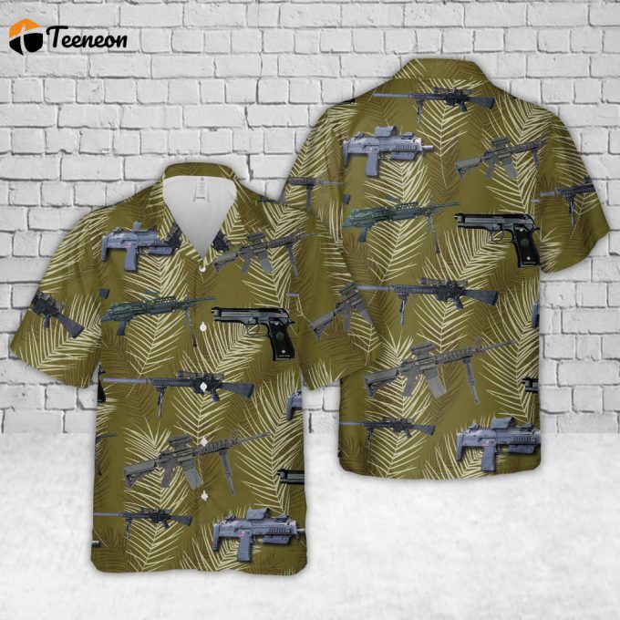 Us Navy Small Arms Hawaiian Shirt Gift For Dad Father Days 1