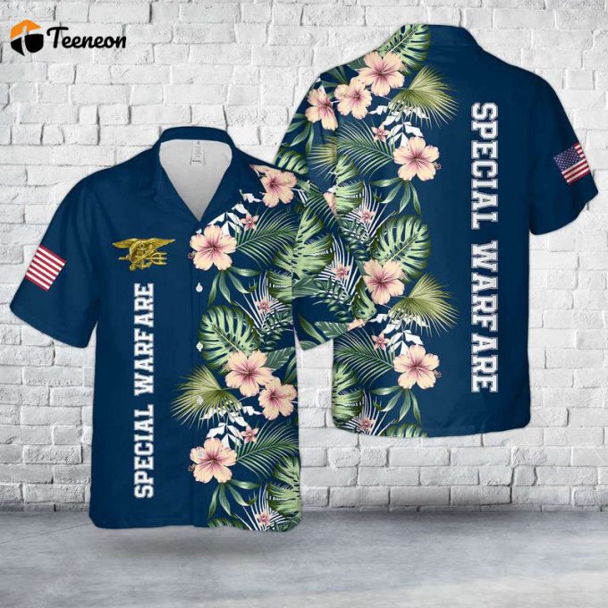 Us Navy Special Warfare Hawaiian Shirt Gift For Dad Father Days 1