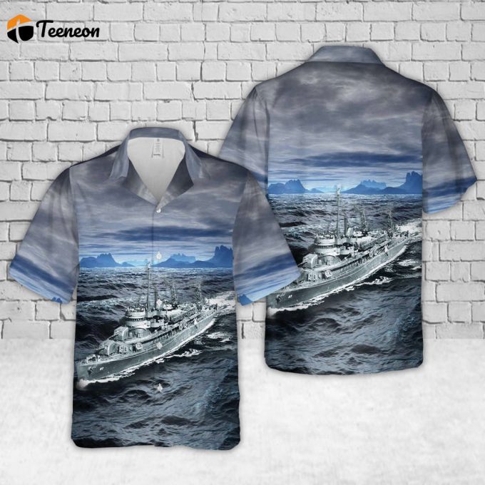 Us Navy Uss Absecon (Avp-23) Hawaiian Shirt Gift For Dad Father Days 1