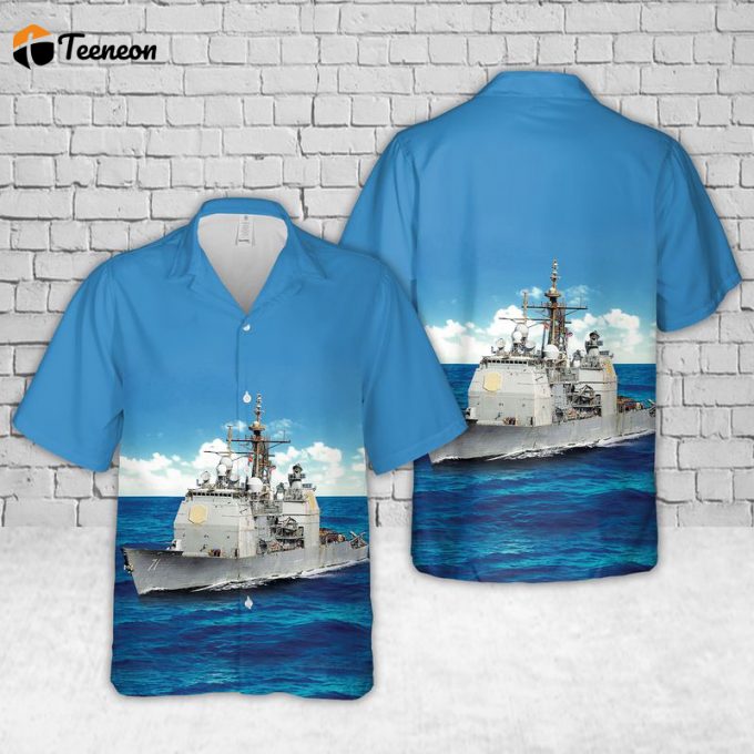 Us Navy Uss Cape St. George (Cg-71) Hawaiian Shirt Gift For Dad Father Days 1