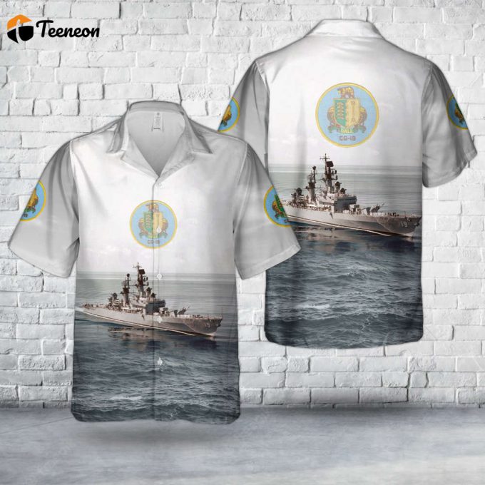 Us Navy Uss Dale (Dlg-19/Cg-19) Leahy-Class Cruiser Hawaiian Shirt Gift For Dad Father Days 1