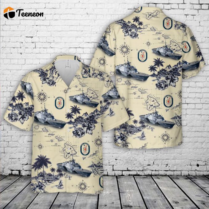 Us Navy Uss Freedom (Lcs-1) Hawaiian Shirt Gift For Dad Father Days 1