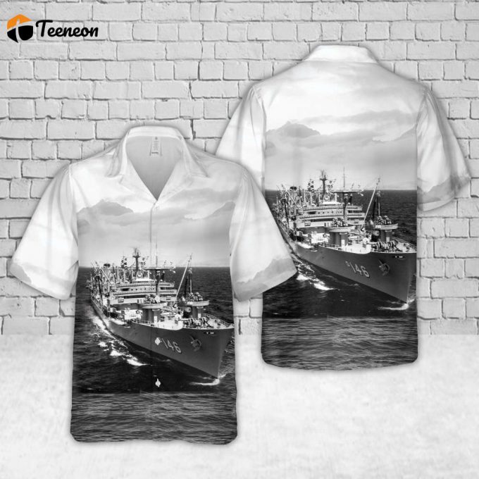 Us Navy Uss Kawishiwi (Ao-146) Hawaiian Shirt Gift For Dad Father Days 1