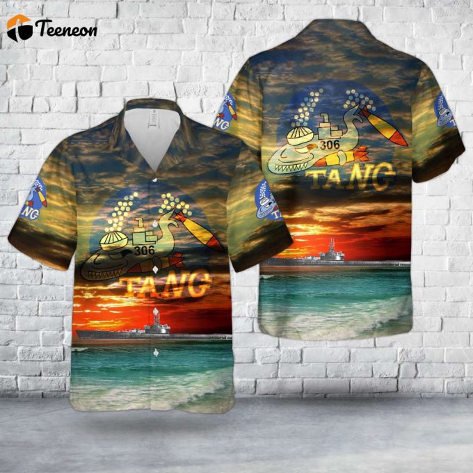 Us Navy Uss Tang (Ss-306) Balao-Class Submarine In Wwii Hawaiian Shirt Gift For Dad Father Days 1