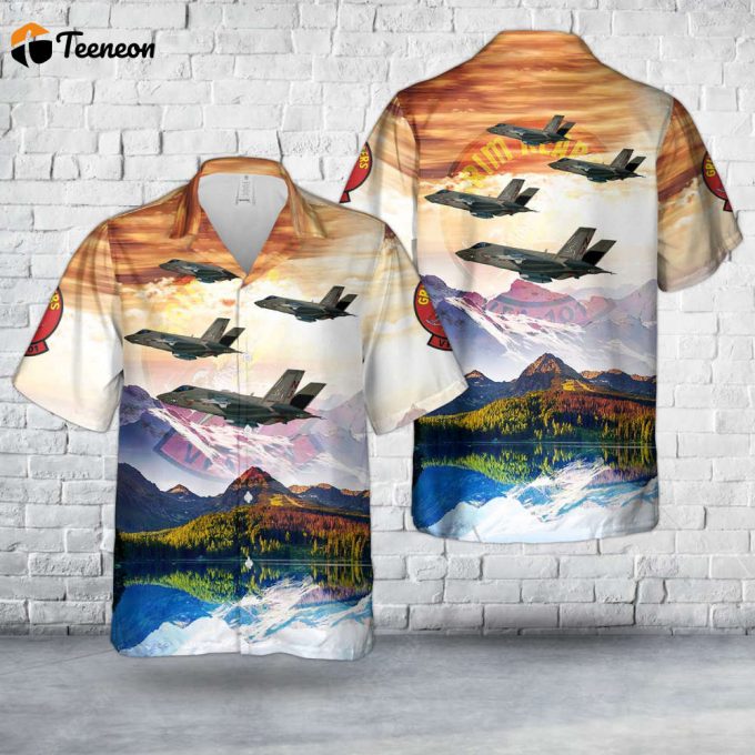 Us Navy Vf-101 &Amp;Quot;Grim Reapers&Amp;Quot; F-35C Hawaiian Shirt Gift For Dad Father Days 1